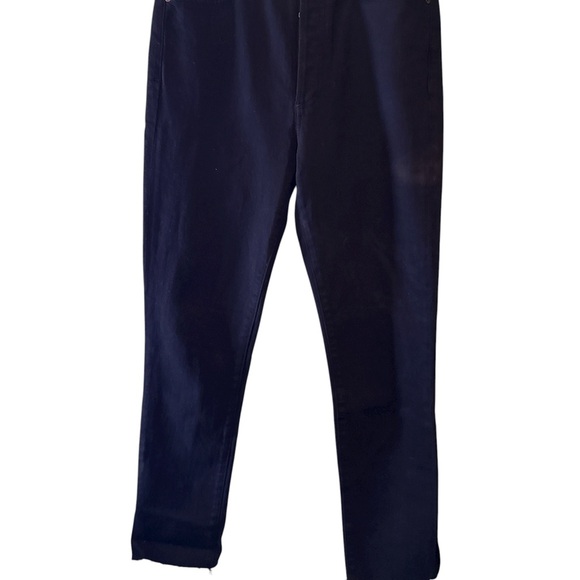 Citizens Of Humanity Black Ankle Jeans Raw Hem 5 Pockets - Picture 2 of 7